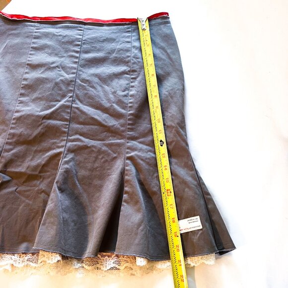 Odd Molly Overlap Lace Trim Midi Skirt Bohemian Size: Odd Molly Size 3 = US 12 L - Picture 14 of 16